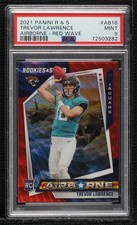 2021 Panini Rookies & Stars Airborne Red Wave Trevor Lawrence PSA 9 MINT 2l4