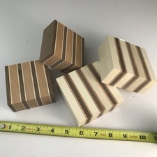 Wood Blanks For Arts And Crafts Projects Cherry Walnut Maple Variety Pack Lot197