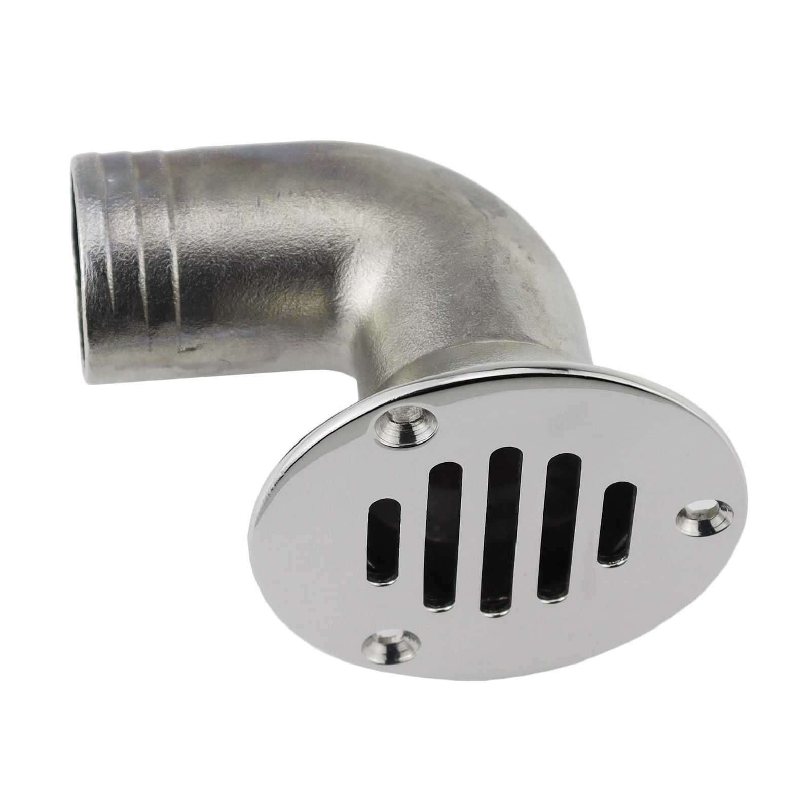 NRC/XRC Stainless Steel Marine Deck Drain 1 1/2" 38mm 1 1/4" 32mm 90° Boat Fl...