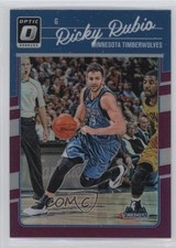 2016-17 Panini Donruss Optic Purple Prizm Ricky Rubio #127 0c2