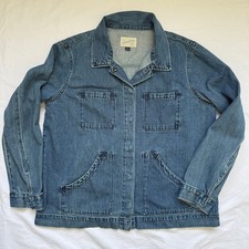 Universal Thread Denim Utility Jacket Size L, EUC Snap Front