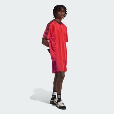 Adidas Originals #JW5881 Men's Jacquard SS Jersey Lucid Red/Black