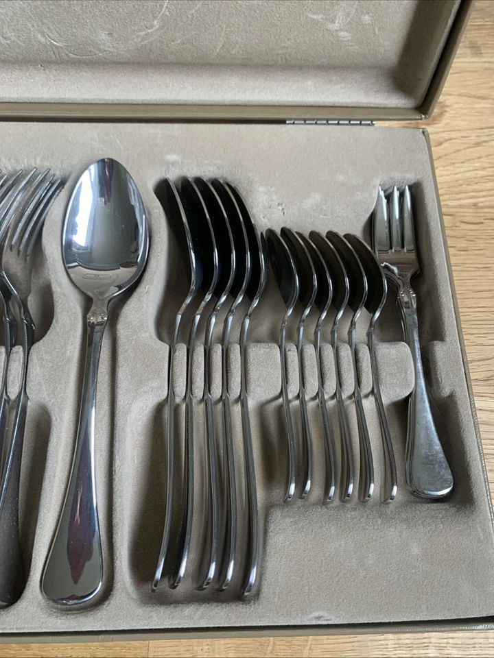 Auerhahn Regent Edelstahl Besteck 6 Personen 30 Teile selten noch zu finden - Bild 4 von 4