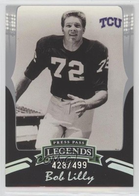 2006 Press Pass Legends Silver 428/499 Bob Lilly #S84 HOF 0af