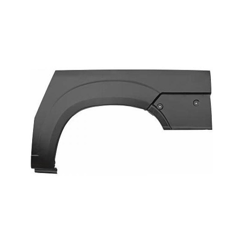 Passage de roue arrière gauche Citroen Jumper de 2006 à 2026 en plastique ABS noir