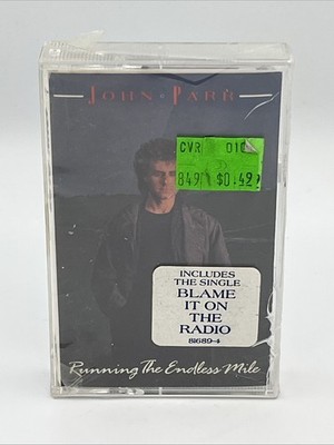 John Parr Running The Endless Mile Cassette 1986 Atlantic Sealed Case Has Cracks