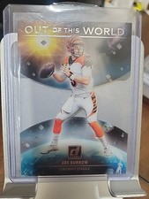 2021 Panini Clearly Donruss Out of this World Joe Burrow #OW-JB