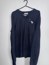 Abecrombie & Fitch Black Long Sleeve Jumper Men's Large