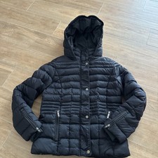 S.Oliver Daunen Jacke Größe 38 Schwarz Steppjacke