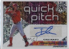 2021 Panini Mosaic Quick Pitch Jonathan India #QPA-JI Auto 2g6