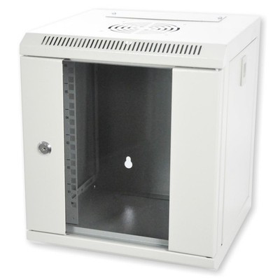 Koscom Netzwerkschrank 6HE Wandmontage 312x300x370mm (BxTxH) - 10 Zoll montiert