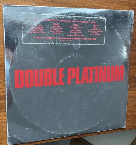 KISS Double Platinum Original 1978 US Press Vinyl LP.  STILL SEALED!!! RARE