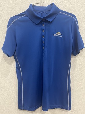 Men s Size M Blue Nikegolf Tour Performance Dri Fit Polo.