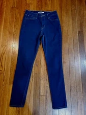 NWOT Levi's Women's 721 High-Rise Skinny Jeans Dk Wash sz 29x30 Stretch Red Tab