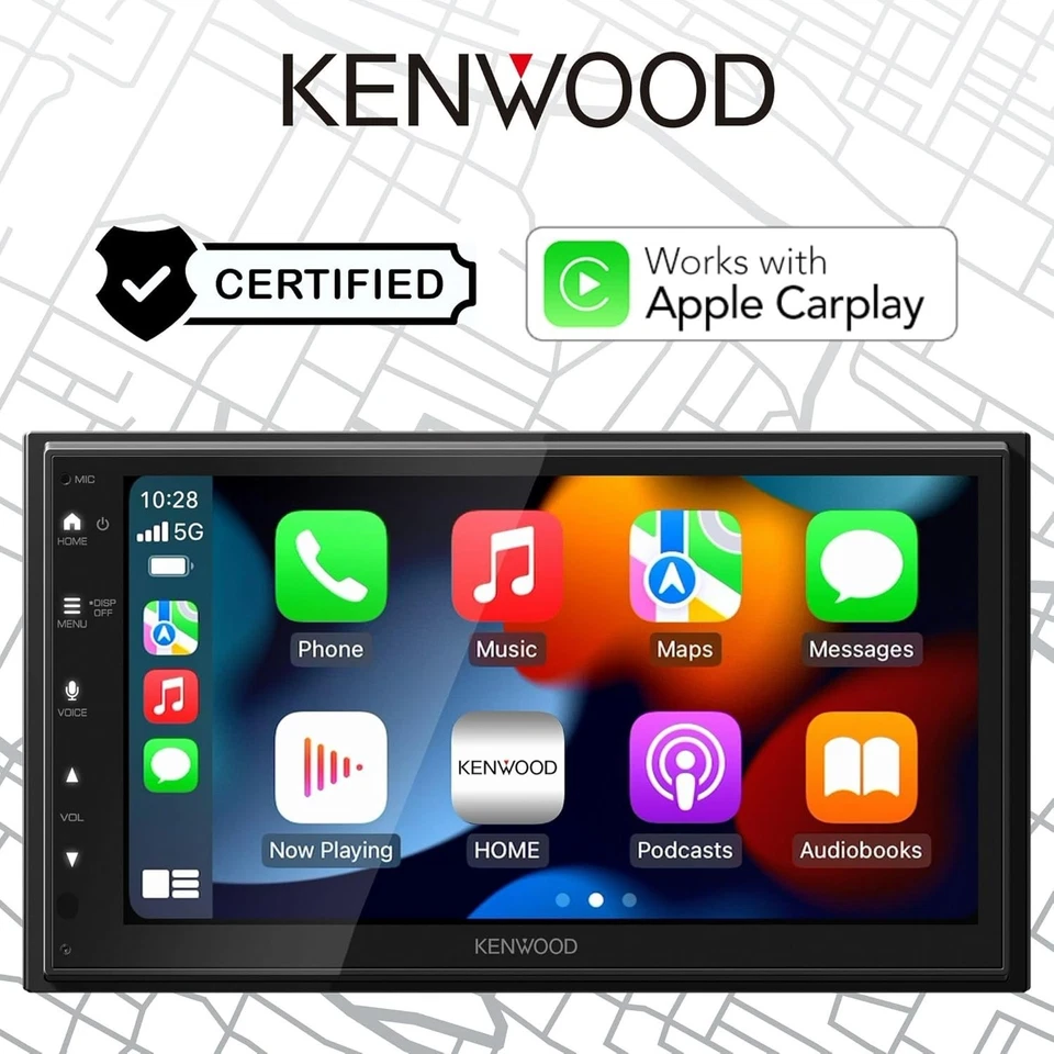 KENWOOD DMX4710S Digital Car Stereo (50W x 6-Ch) 6.8" LCD Display USB Mirroring - Image 2 of 4