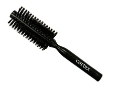 Cortex Professional 100% Boar Bristle Round Brush - 2 Inch (Pack of 1), Black 