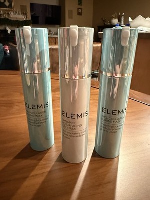NEW Elemis Mask Lot 2x Pro-Collagen Marine 1x Dynamic Resurfacing Gel Full-Size!