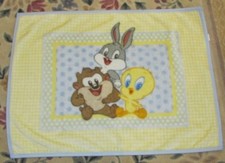 Baby Looney Tunes Bugs Bunny Taz Tweety Bird Luxury plush fleece baby blanket