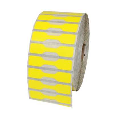 Zebra Yellow Jewelry Labels 2.25'' x 0.5'' (LV-10010064)