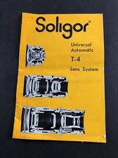 Vintage Soligor Universal Automatic T-4 Lens System Instructions