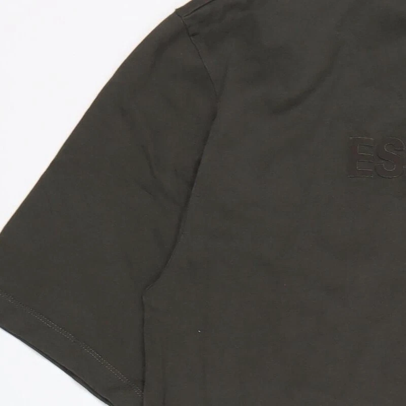 Vestito T Shirt Donna Fear of God Cotone Verde Taglia S Pullover Finto Collo