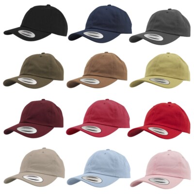 Yupoong Flexfit Low Profile Cotton Twill Dad Cap Curved Basecap Kappe Mütze Kids