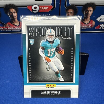 2021 Panini Instant NFL - Spotlight Rookies #SR6 Jaylen Waddle (RC)