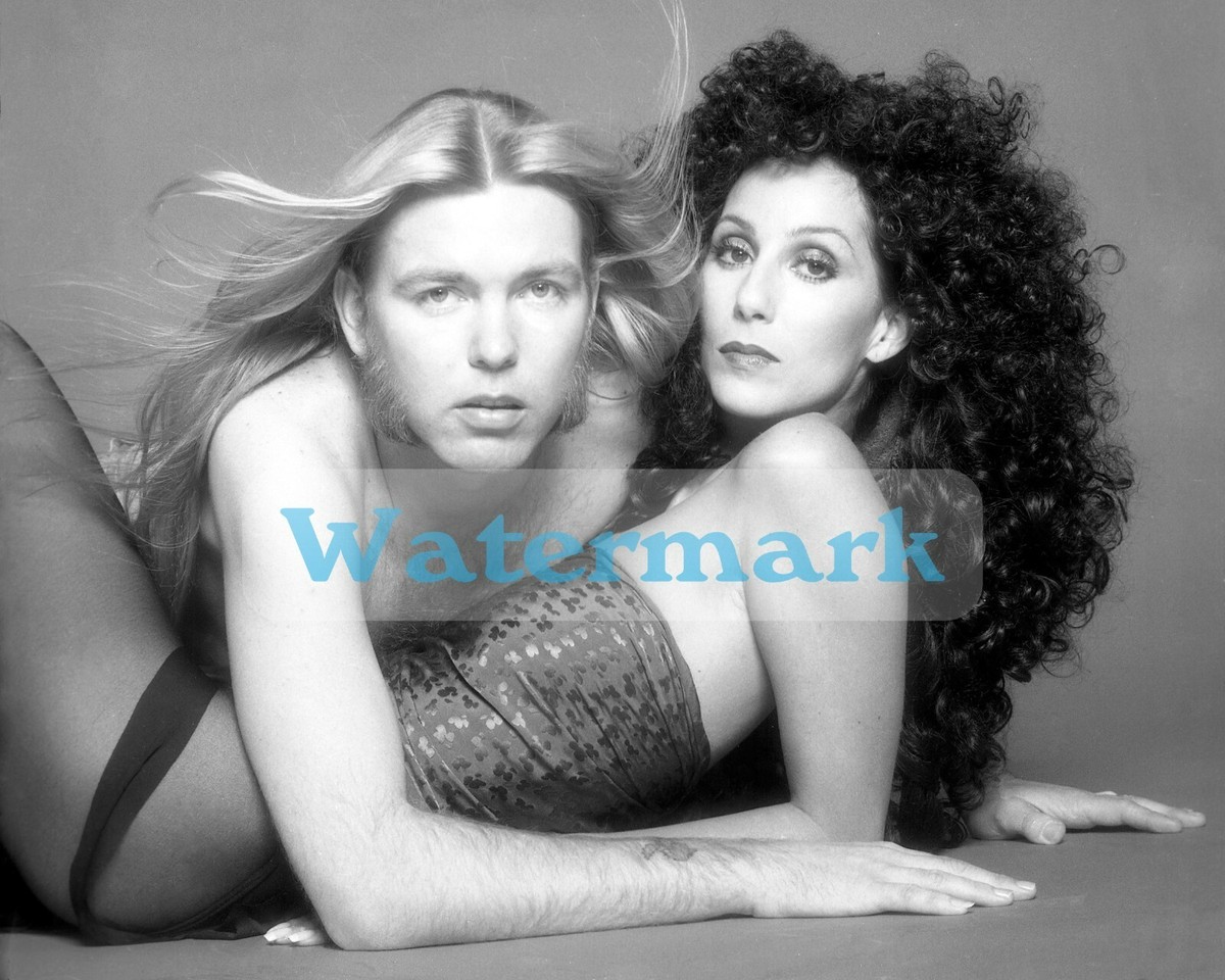 CHER w/ GREGG ALLMAN ** HI-RES Pro ARCHIVAL Print (8.5