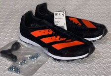 ADIDAS Adizero XC Sprint Black Orange Track Field Spikes Shoes NEW Womens Sz 6