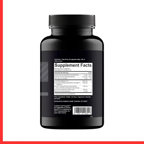 Nugenix Total-T Testosteron Booster - Energie und Ausdauer steigern, Muskeln aufbauen - Bild 3 von 6