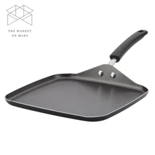 Farberware 11-Inch Aluminum Non-Stick Square Griddle, Black ✅✅✅