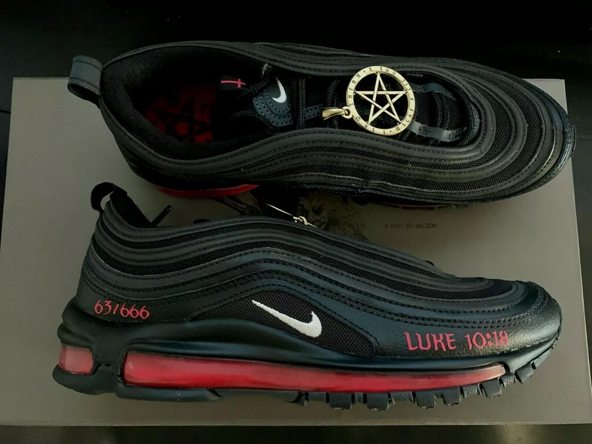 MSCHF Lil Nas X Satan Nike Max 97 Shoes #63/666 Black Authentic NIB |