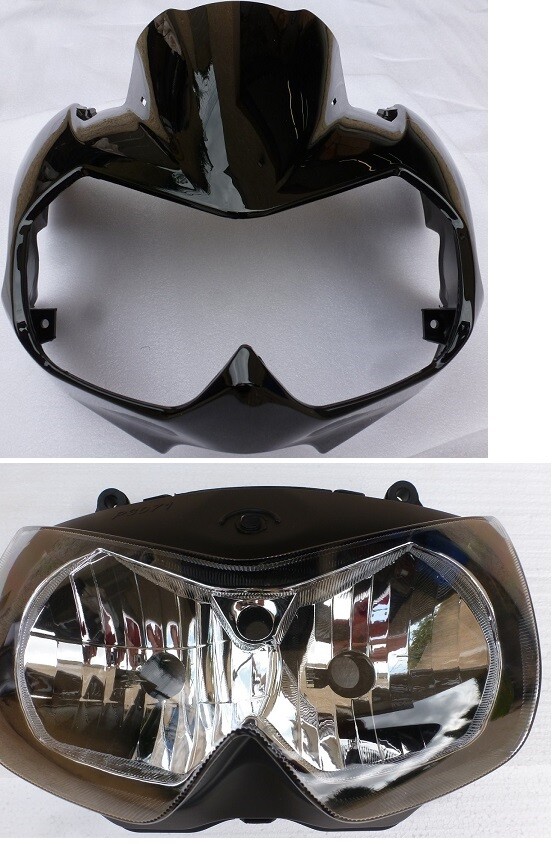 Carénage tête de fourche optique Z750 N pièce neuve adaptable pour moto 2003-2006