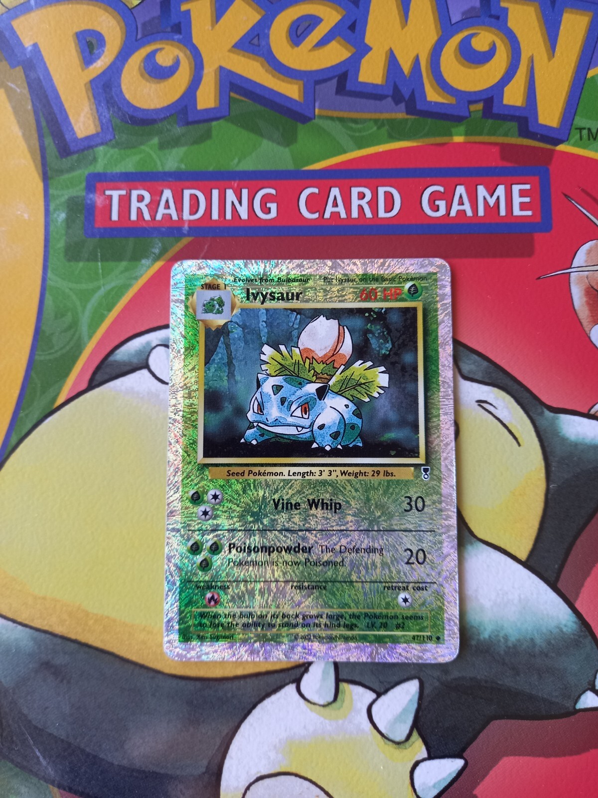 Ivysaur 47/110 Reverse Holo Legendary Collection Pokemon Card