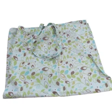 Nursing Breastfeeding Cover Size 30.25" x 25.25" Green Leaves Adjustable Infant