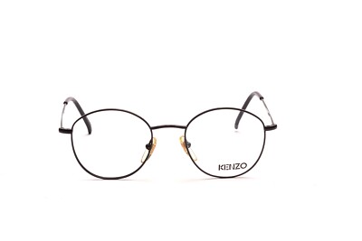  Panto Brille Kenzo Fassung Metall Herren Schwarz Jakarta 48-20 mm  F3