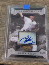 Casey Kelly 2015 Tri-City Sports 5 Star Rookie Class Auto /15 Red Sox Padres