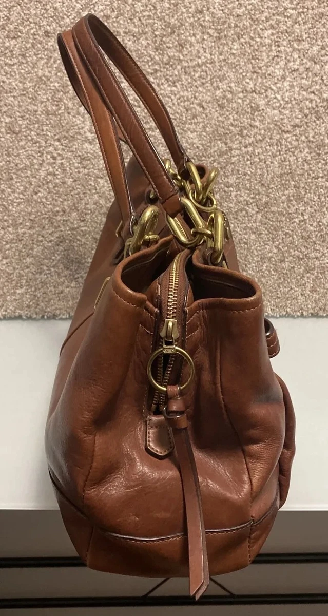 Coach cognac tote Clearance