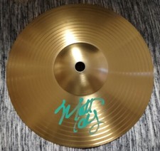 MATT KELLY DROPKICK MURPHY'S IRISH DRUMMER SIGNED AUTOGRAPH 8" DRUM CYMBAL RARE