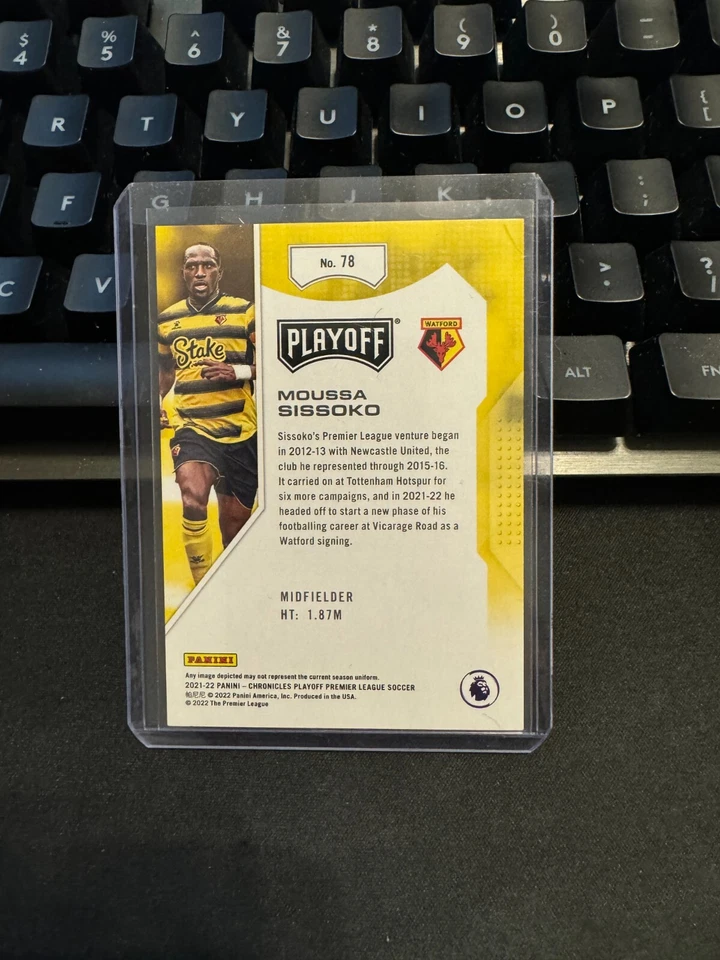 2021-22 Panini Chronicles Premier League #78 Moussa Sissoko Playoff Blue /99 - Image 2 of 2