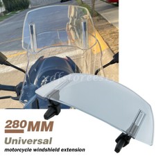 Motorcycle Clip on Windshield Adjustable Wind...