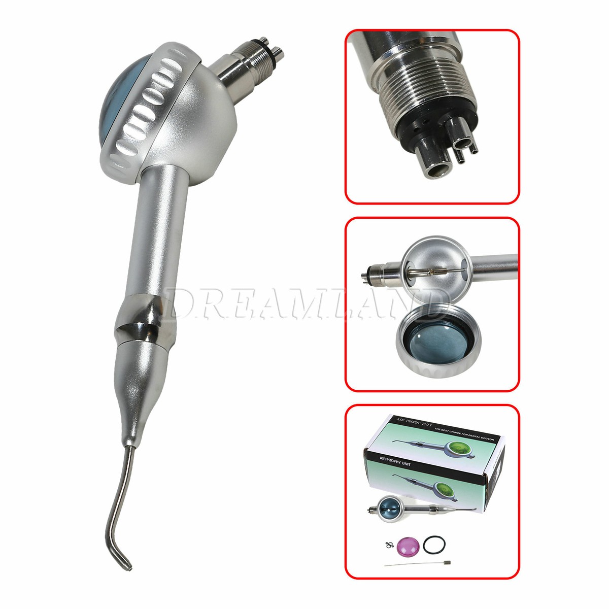 Kit De 5 Buses Aéropolisseur Dentaire - 4 Trous, Pour Polissage Prophy, Neuf