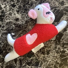 18  Valentine  s Day Dog Plush Shaped Shearling Throw Pillow 2024 Room Essentials