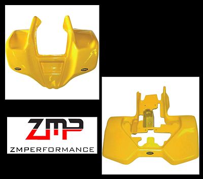 NEW SUZUKI LT 80 KAWASAKI KFX 80 YELLOW PLASTIC FRONT AND REAR