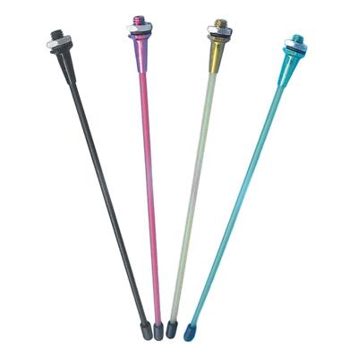 The Lord Of The Tools 2 Sets RC-Antennenrohr Mit Kappe Universelle Silberne Antennenhalterung Für RC-Auto Quadcopter FPV-Drohne RC-Boot Flugzeug 320 Mm Lang