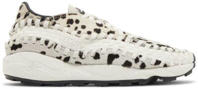 Size 11 - Nike Air Footscape Woven White Cow Print W