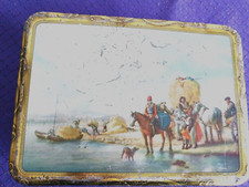 Alte Mondamin Vanillinzucker Blechdose 22 x 17 x  7 cm Mondamin Hamburg