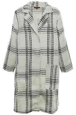 X Two Red Hala Mantel Jacke Gehrock Blazer Cardigan Damen Plusgröße Lagenlook