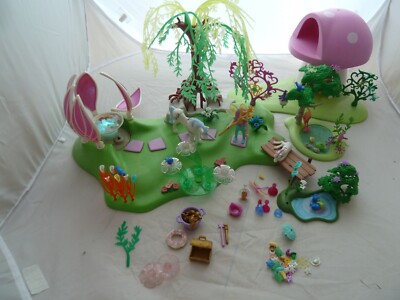 Playmobil 5444 Fairy Island with Jewel Fountain with extra parts