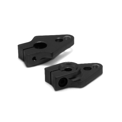   2 x Alu Servohorn Servohebel 25 mm schwarz CNC 25T für Futaba,Align,Savöx,KST